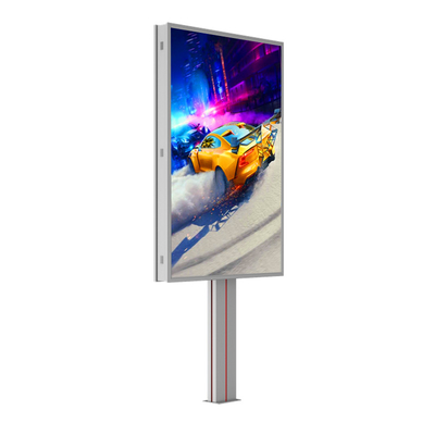 نصب آسان ضد آب IP65 p6 8000nits بیلبورد های فولادی LED نمایش در فضای باز LED قیمت بیلبورد