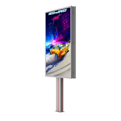 نصب آسان ضد آب IP65 p6 8000nits بیلبورد های فولادی LED نمایش در فضای باز LED قیمت بیلبورد