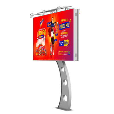 نصب آسان IP65 ضد آب p6 8000nits فولاد تبلیغات صفحه نمایش دیجیتال LED دیوار ویدیویی