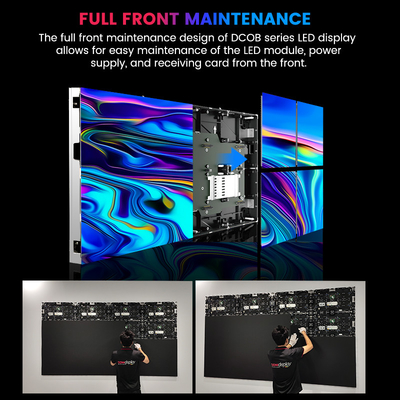 Ultra High Definition 600x337.5mm Micro COB LED Screen - P0.78 تا P1.5625 پیکسل پیچ برای استودیوهای پخش و رویدادهای شرکتی