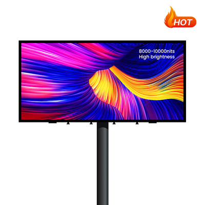 IP68 ضد آب صفحه نمایش LED با روشنایی بالا 960x960mm P5 P6.67 P8 P10, 8000-10000nits برای تبلیغات در فضای باز
