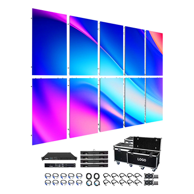 صفحه نمایش LED اجاره ای با ابعاد پانل 500 × 500 و مواد کابینت آلومینیوم ریخته شده